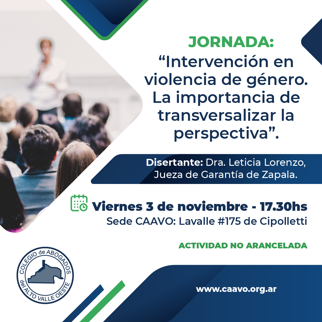 Jornada “Intervención en violencia de género. La importancia de ...